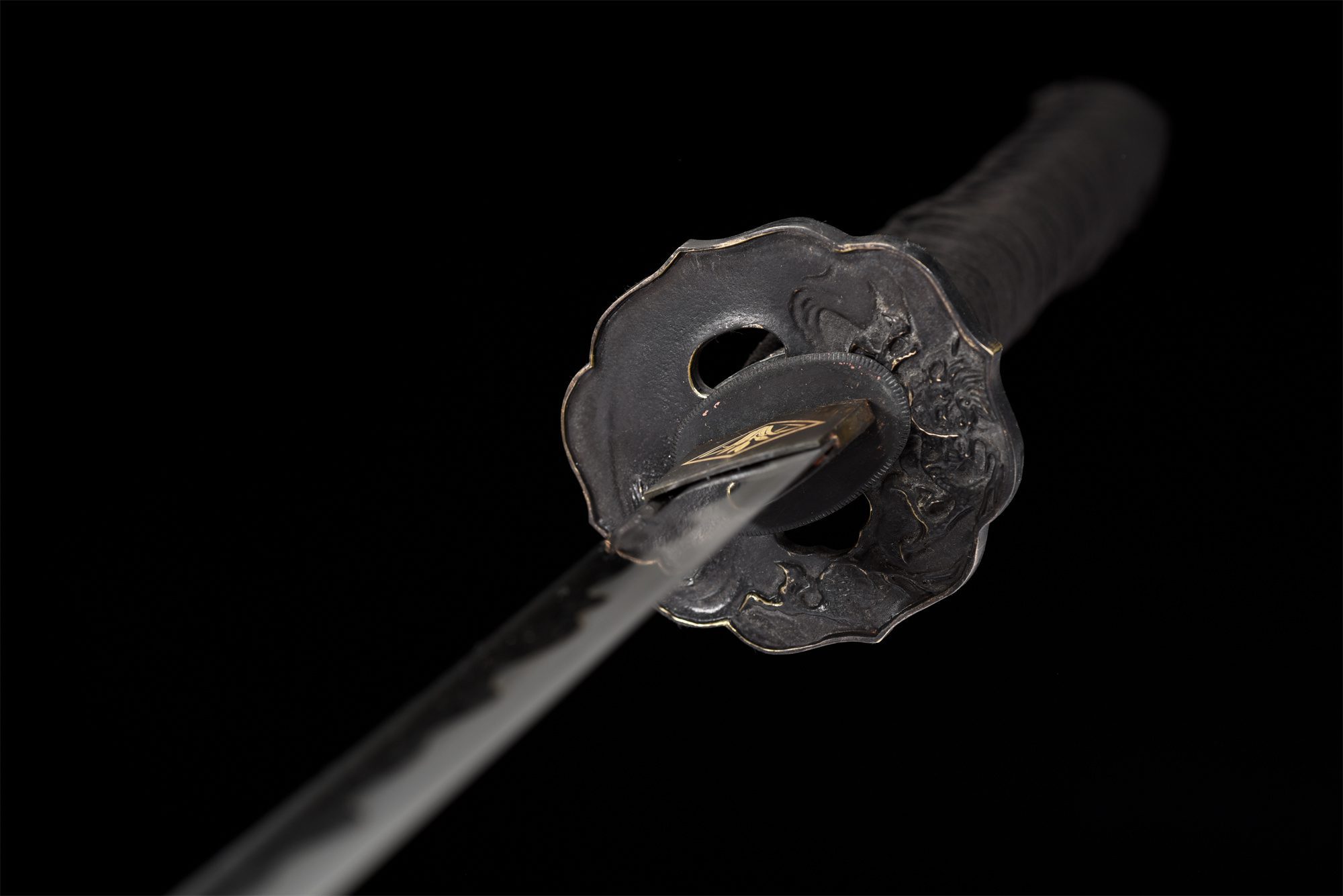 Damascus Katana Sword With Real Hamon