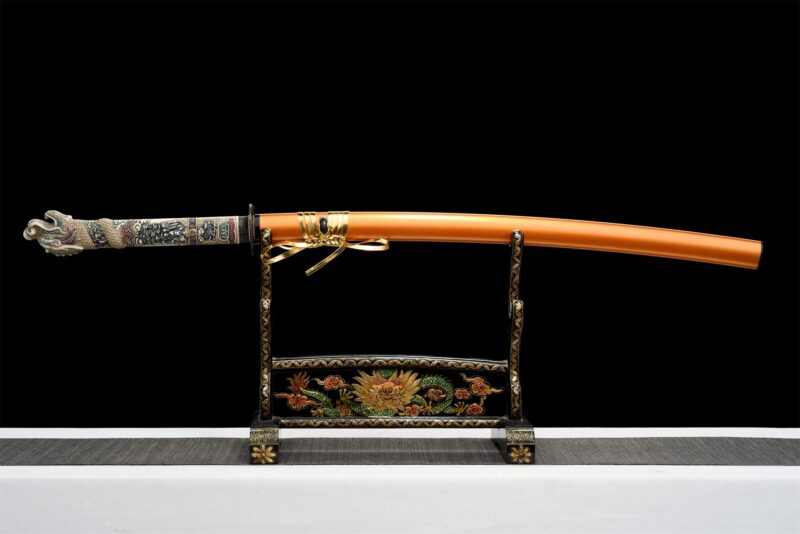 Dragon Head Katana Sword