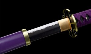 Luffy Nidai Kitetsu Katana Sword One Piece