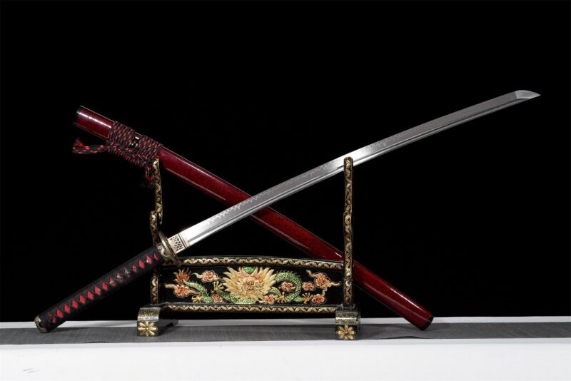 Shishi Aka Katana Sword (獅子赤) – Red Lion