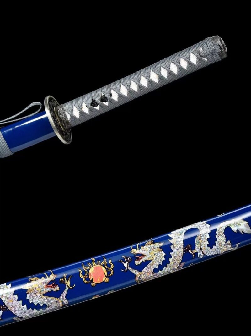 Blue Dragon Katana Sword